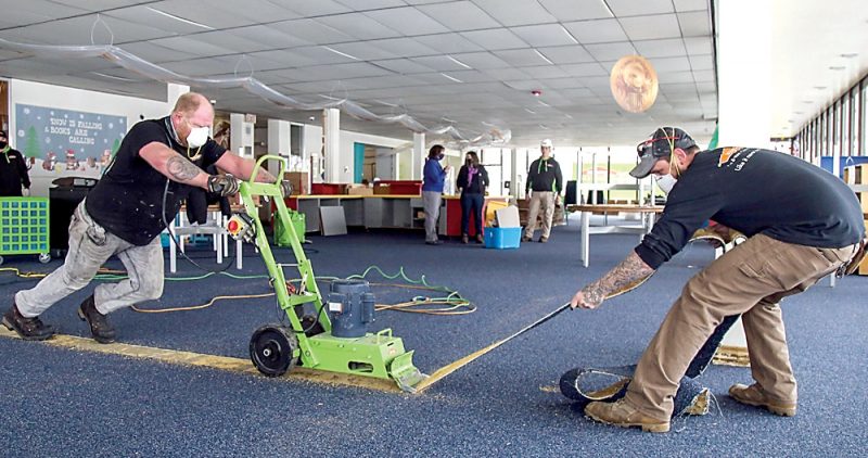 Library cleanup underway | News, Sports, Jobs - Vimarsana News